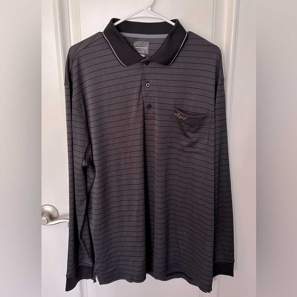 Greg Norman Long Sleeve Polo